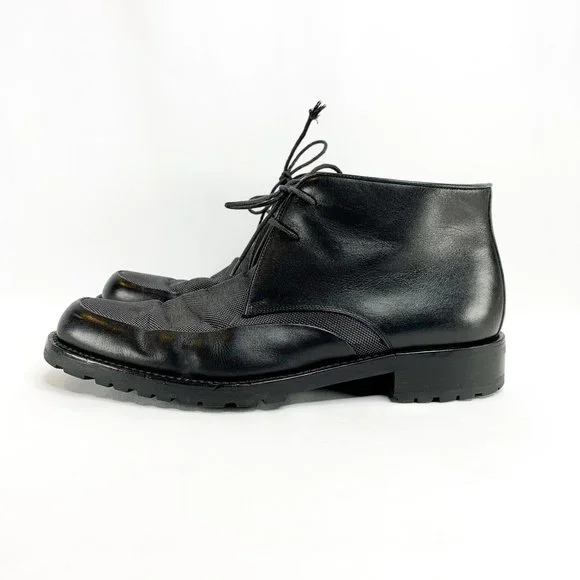 Bally Men\'s Black Leather Chukka Boots - Crispino Chukka Boots in mate dark brown aniline calf leather – Saint  main image 3